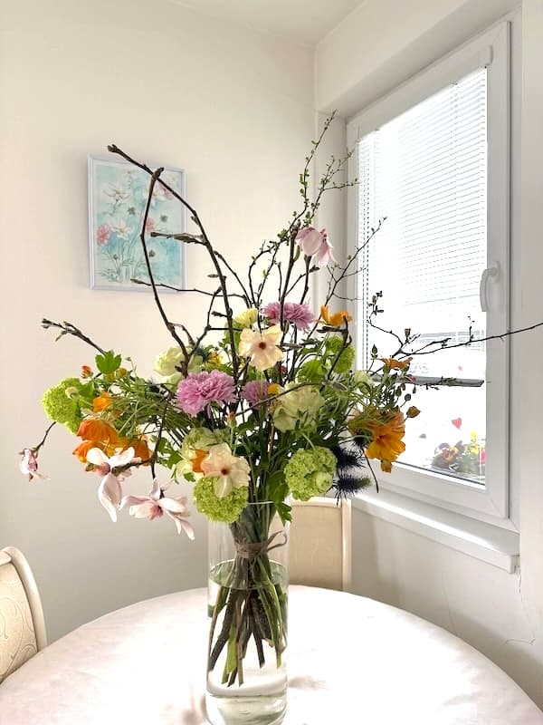 Instagram post showing a bouquet